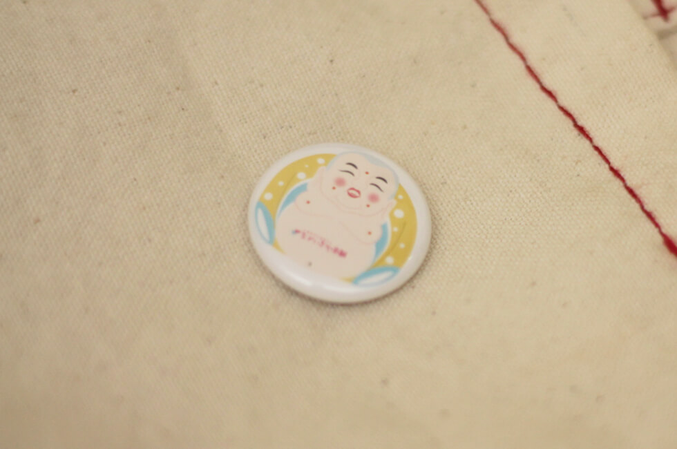 木村さんバッジ 直径2.4cm